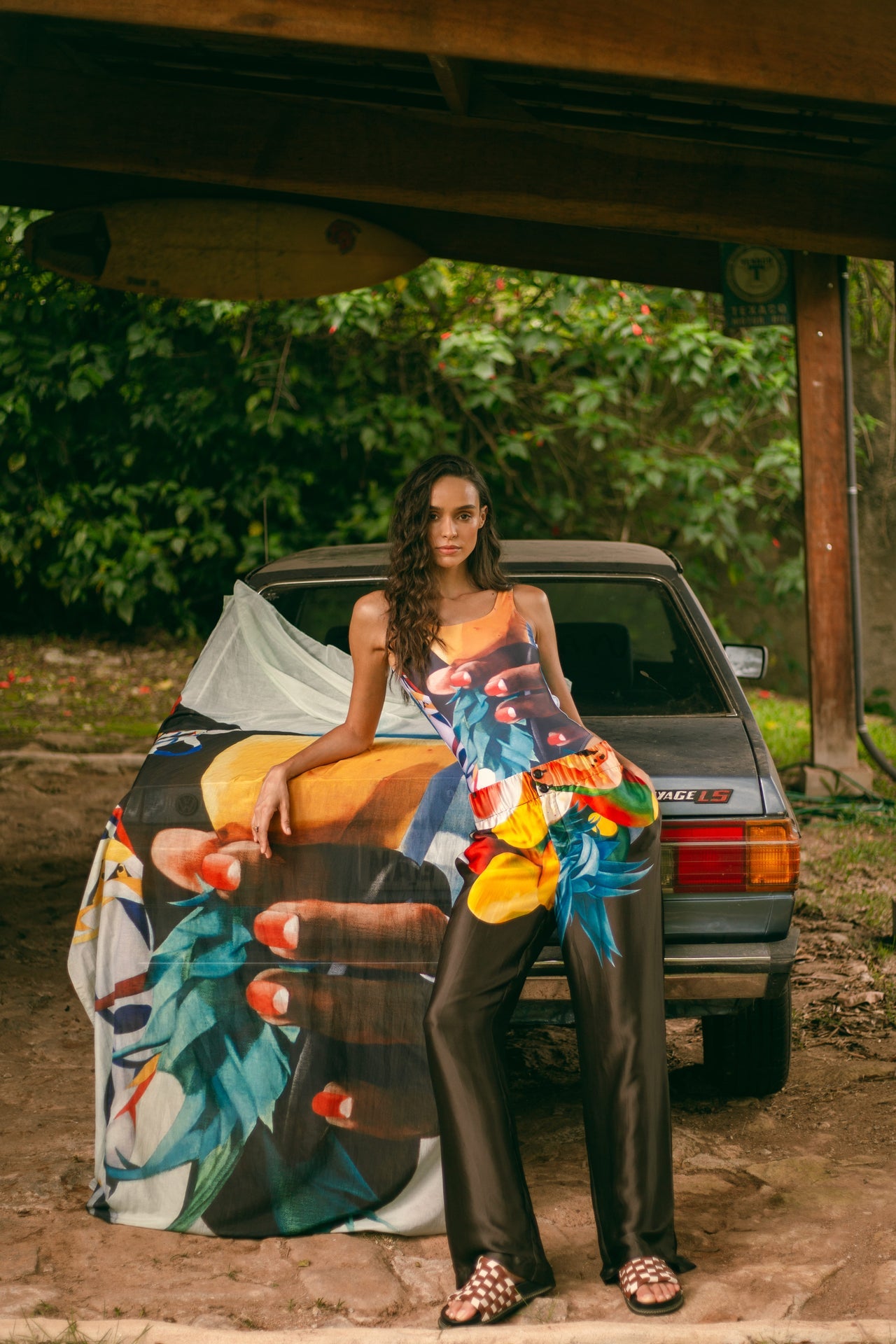 Salpicon Silk Pants