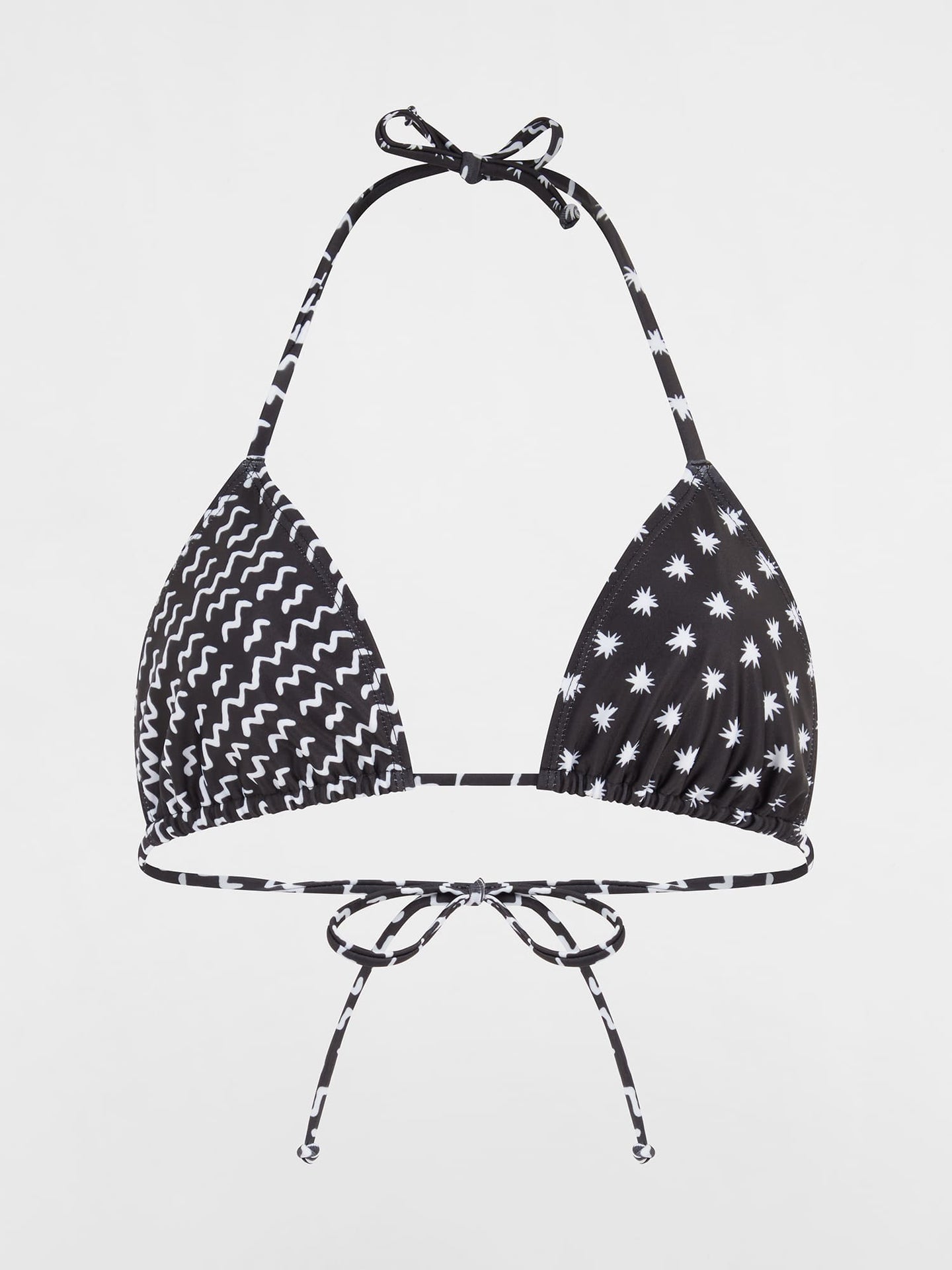 Estrellitas Y Olas Triangle Bikini Top
