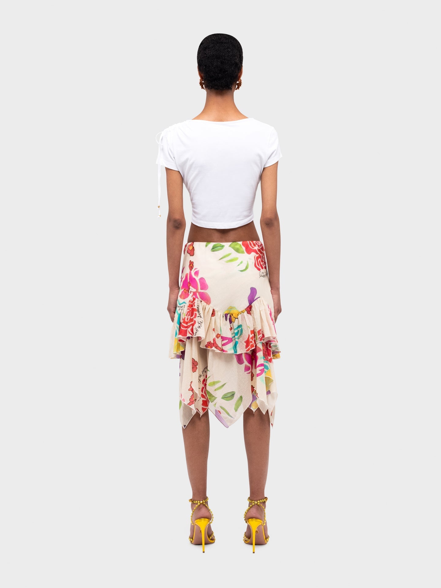 Bazurto Spray Crop Top