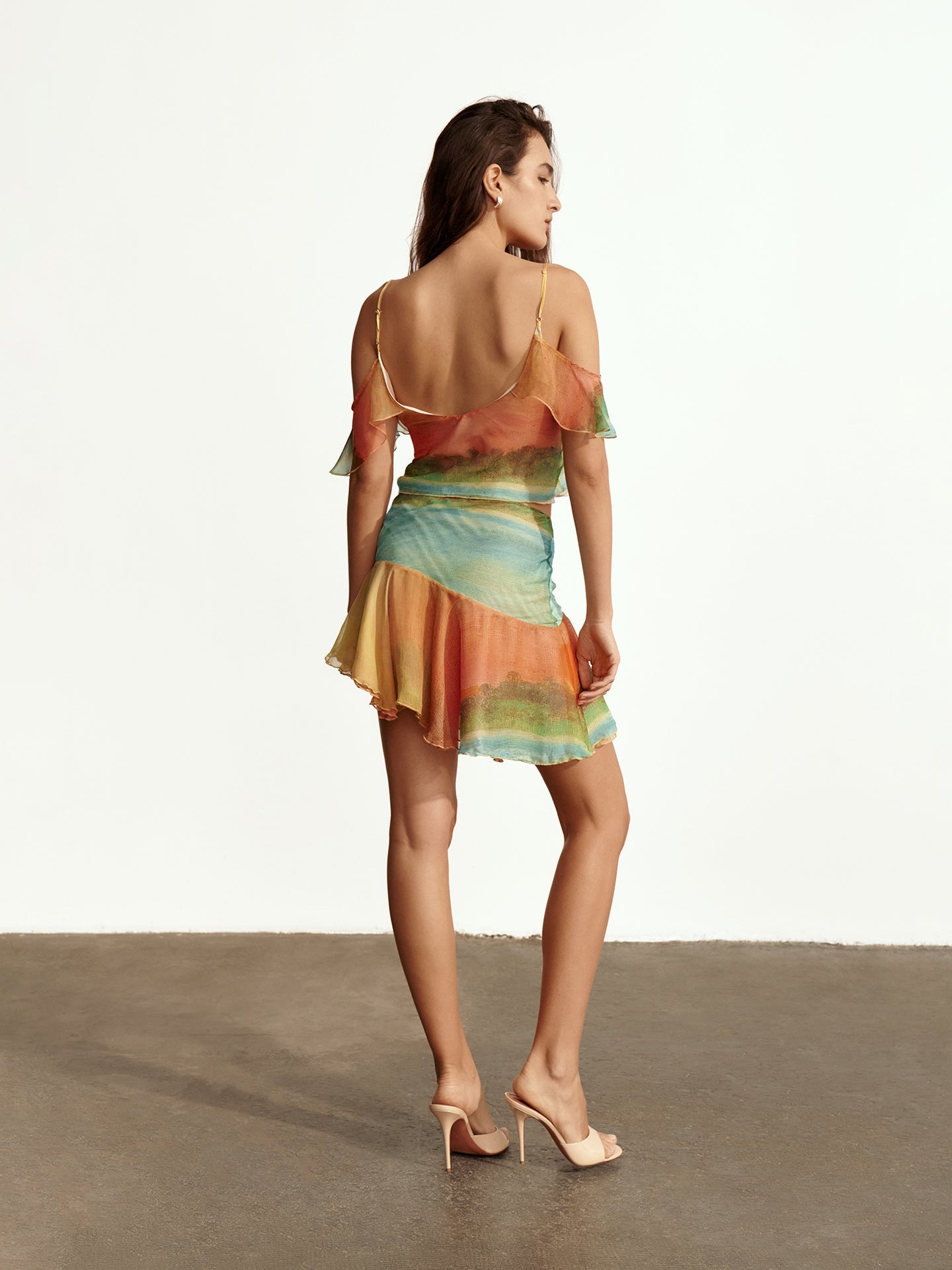 Formentera Silk Chiffon Cami