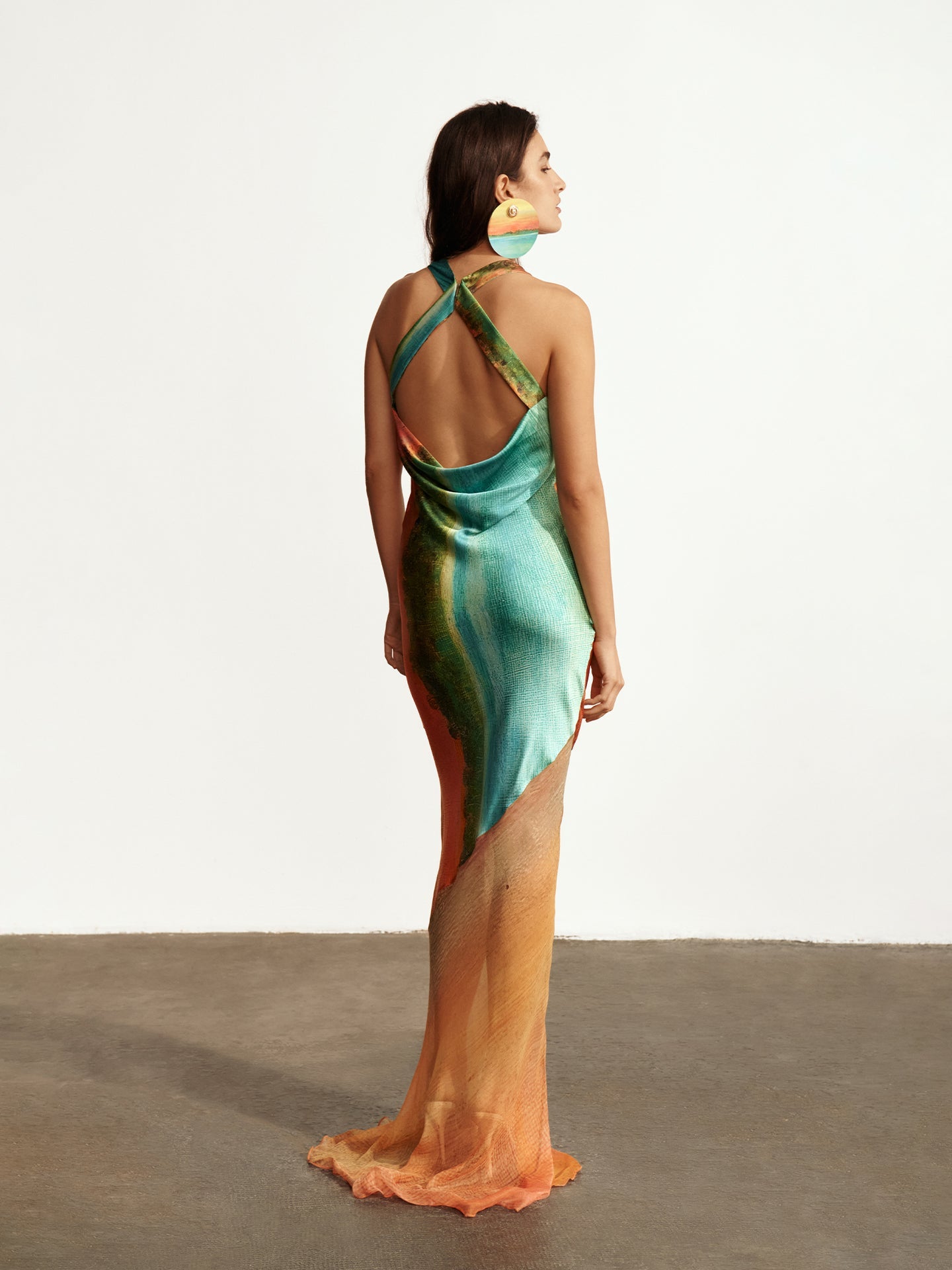 Formentera Silk Long Dress