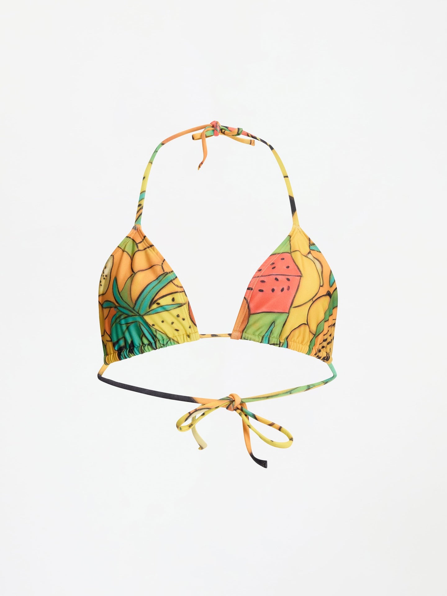 Frutas Triangle Bikini Top
