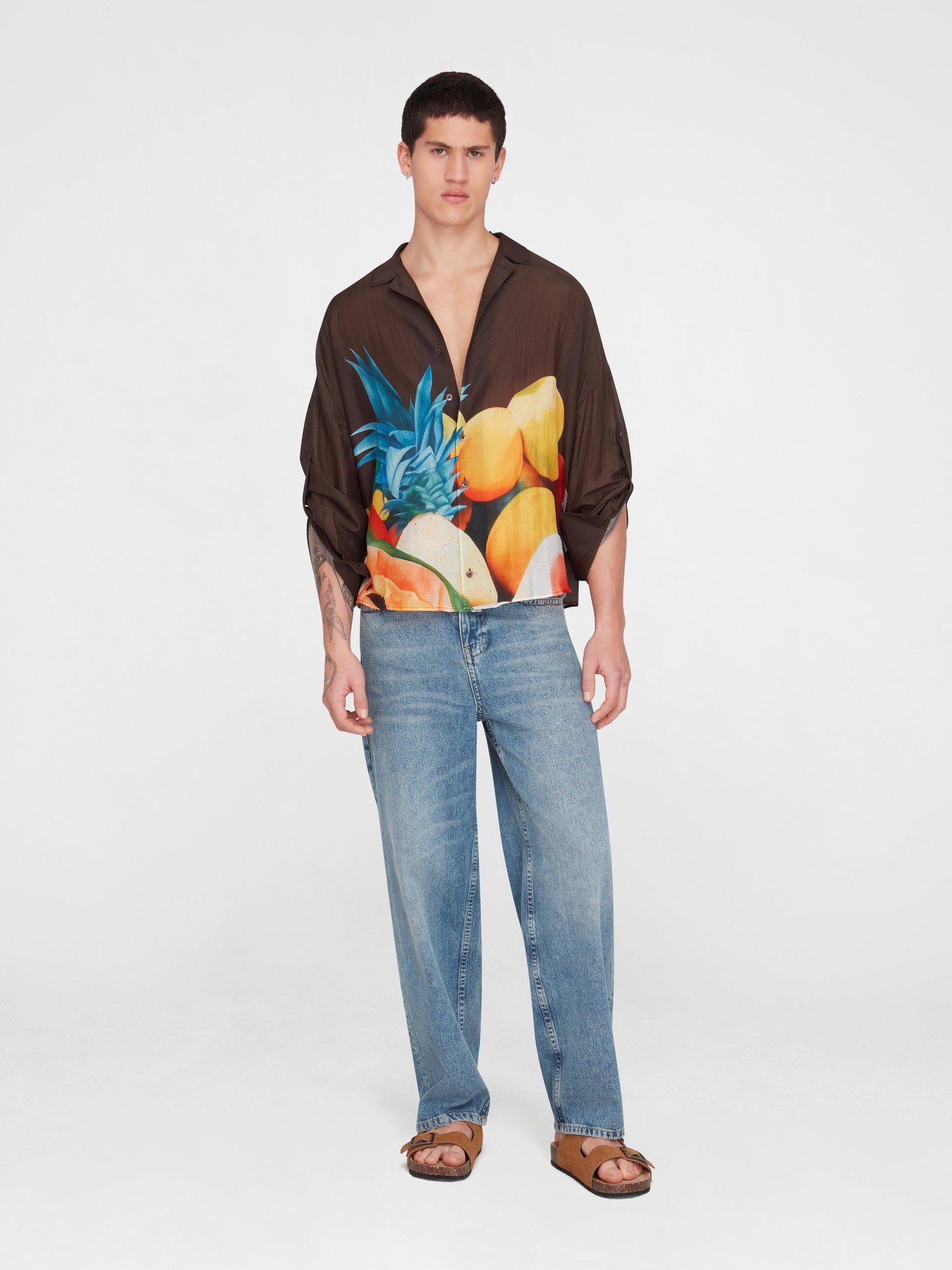 Salpicon Long Sleeve Silk Shirt