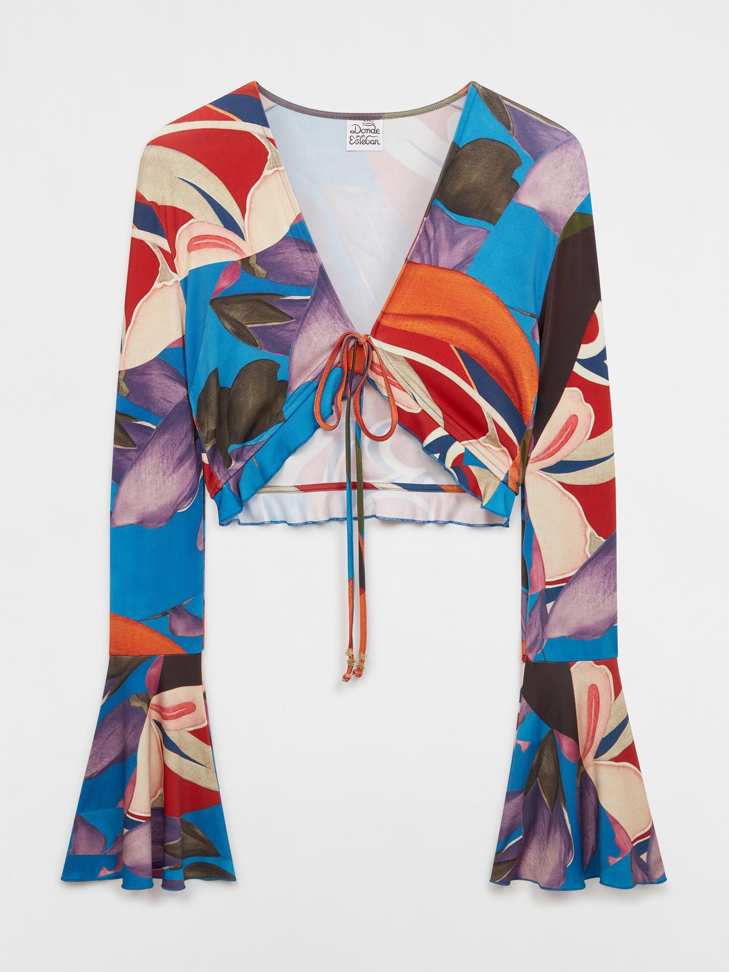 Palenque Flores Jersey Blouse