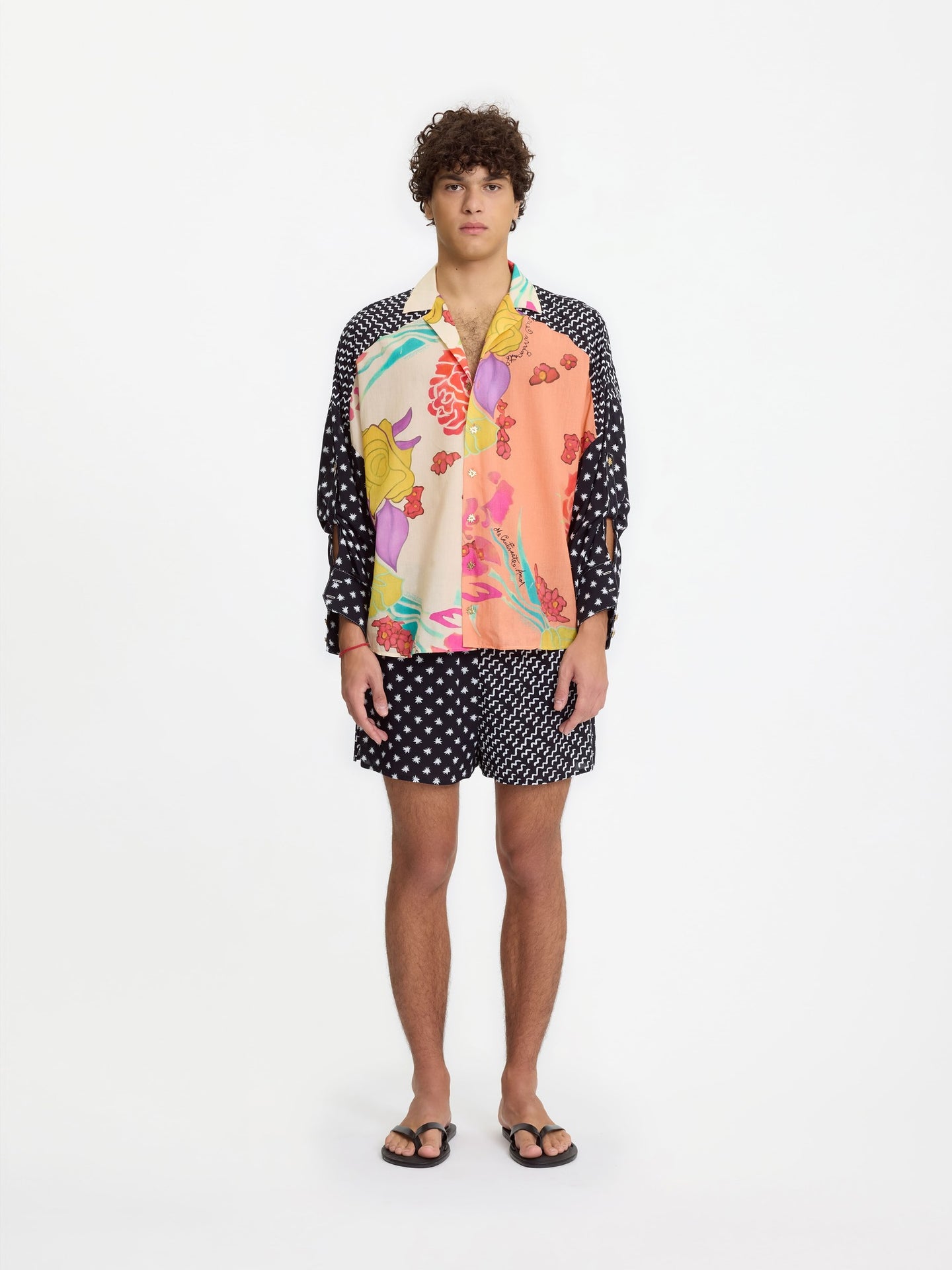 Flores Long Sleeve Shirt | gender:male