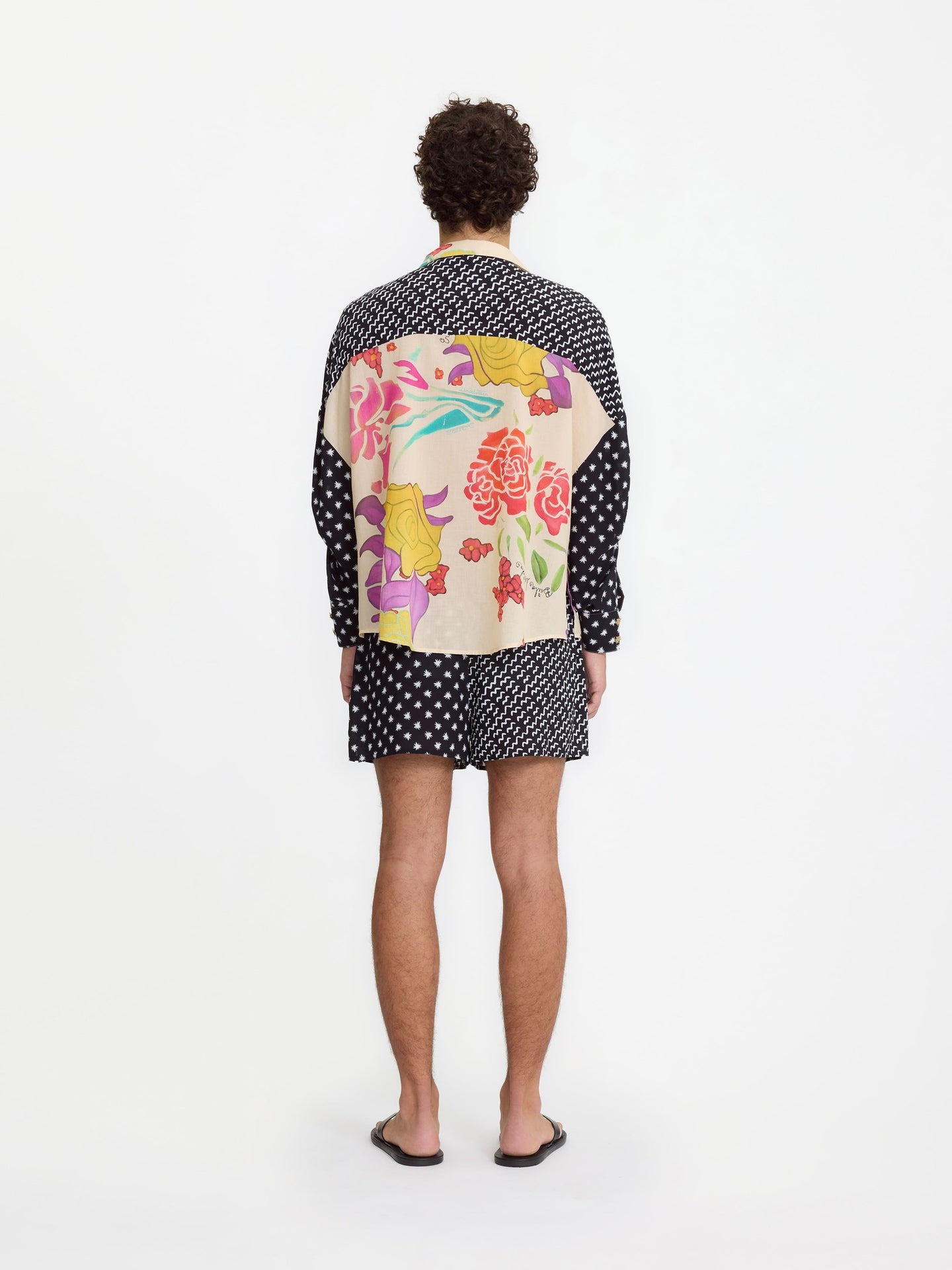 Flores Long Sleeve Shirt | gender:male