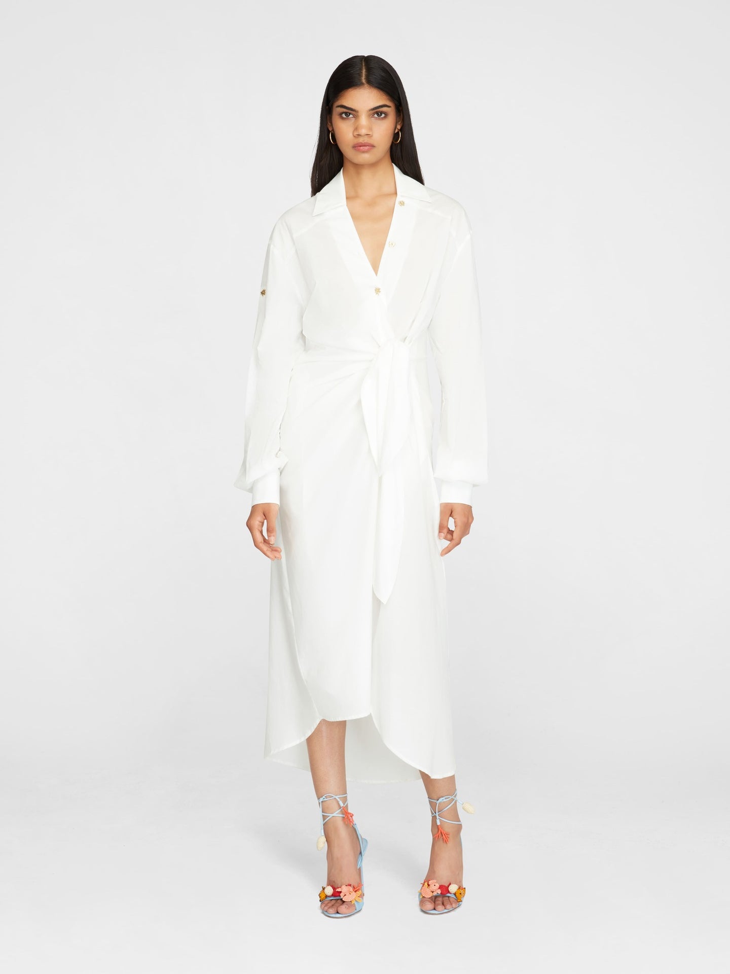cotton voile jersey dress The Devil Wears Prada wearing Calvin Klein Cotton Voile Jersey Dress